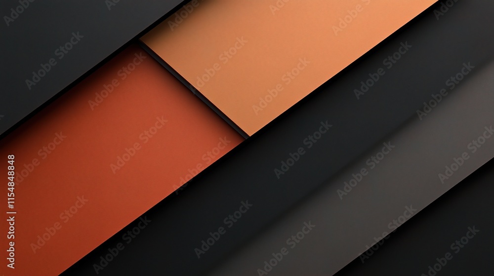 Poster geometric abstract background with smooth shapes and modern design