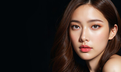 Fototapeta premium beautiful woman face