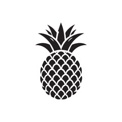 Obraz premium pineapple isolated on white