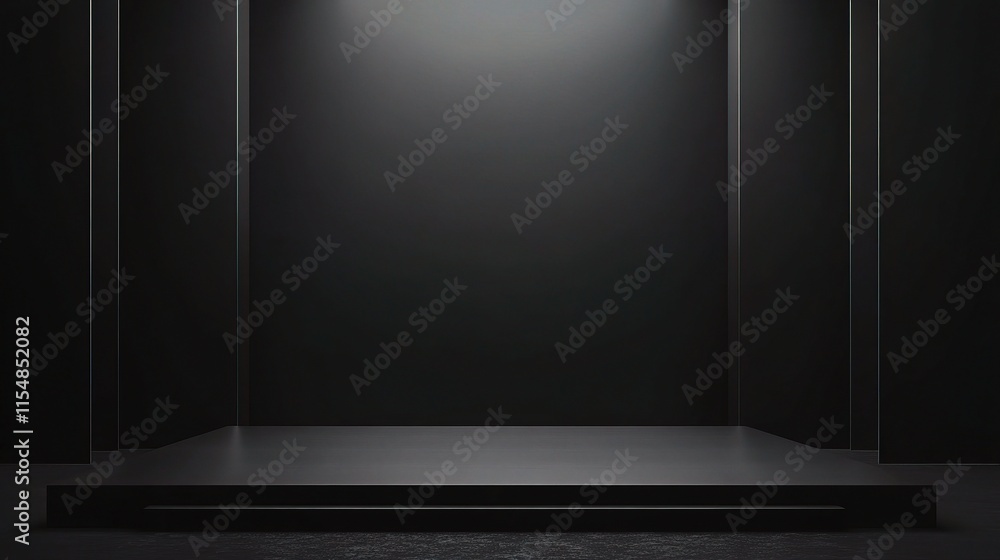 Poster simple black gradient abstract background for design projects