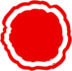 Circle Empty seal stamp