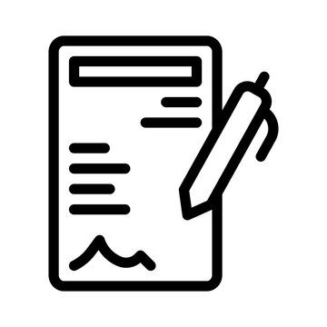 recommend clip art: signature line icon