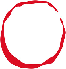 Circle Empty seal stamp