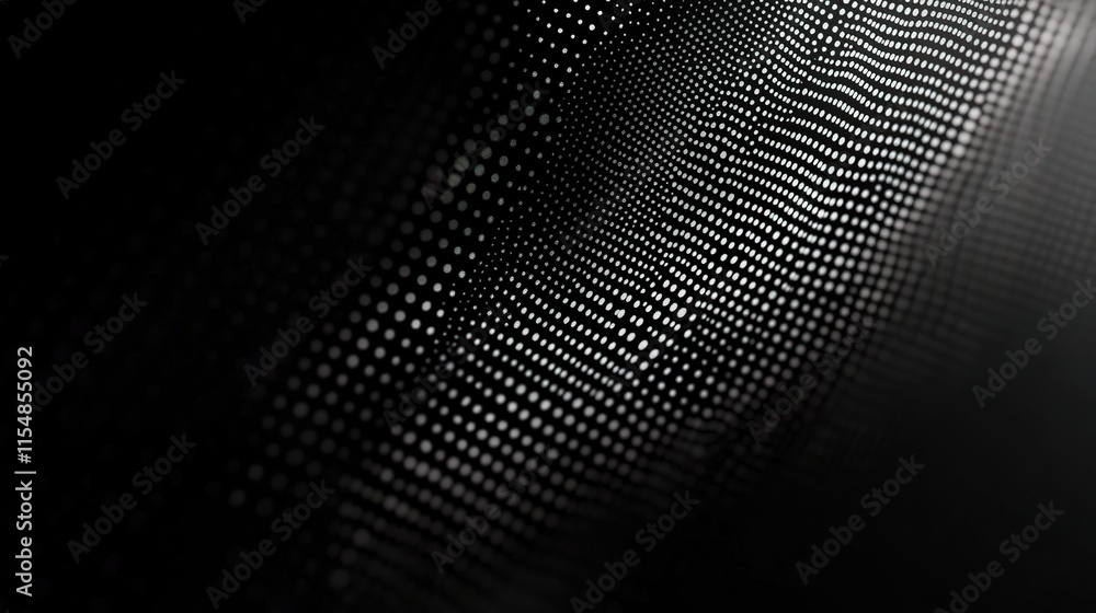 Poster abstract halftone background with vector dot patterns design