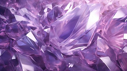 Purple Crystal Abstract Background