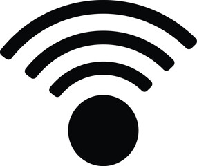 Wifi icon with white background