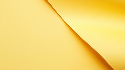 Stylish Minimalist Yellow Gradient Background with Subtle Wavy Folds, Ideal for Modern Design and Creative Projects