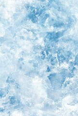 Fototapeta premium Abstract Light Blue Textured Background for Creative Projects, Presentations, and Digital Designs Featuring Soft Tones and Organic Patterns in Icy Splashes