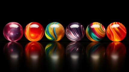 Multicolored Marbles 