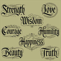  tattoo sticker vector