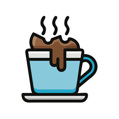 hot chocolate icon design
