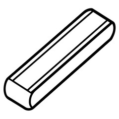 Eraser Line Art Vector Design