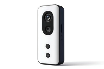 Obraz premium A video camera isolated on a white background