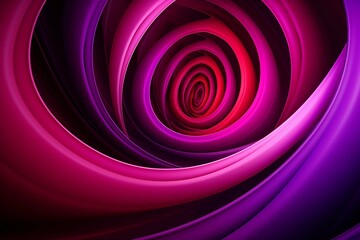 Obraz premium Abstract Purple Spiral with Swirling Colors (