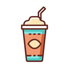 cream soda icon design