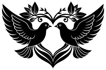 Line Art, Vector, and Silhouette Designs, Valentine’s Day Banner