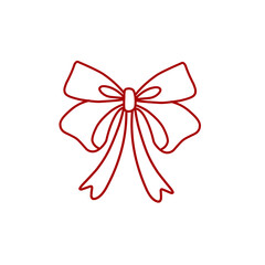 Hand drawn colored ribbon illustration 