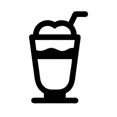 milkshake icon design