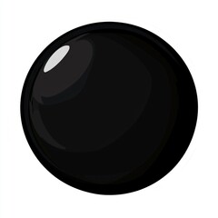 Black Pool Ball