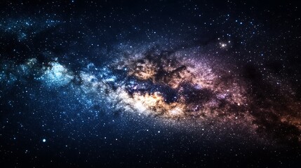 Fototapeta premium Milky Way Galaxy Space Nebula