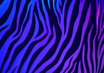 Abstract Neon Zebra Stripes Background