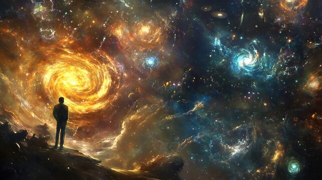 Indian space traveler discovering parallel universe where cosmic string weave through fabric of reality altering flow of time space Their journey explores implication of anomaly humanity's