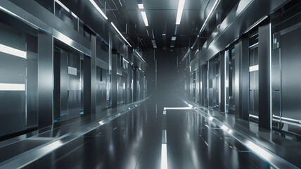 light in the tunnel , AI Generated.