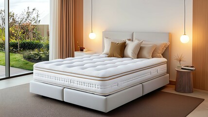 The Mattress of Your Dream Cozy bedroom with modern mattress design.