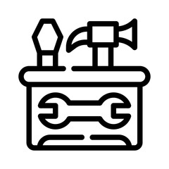 toolbox line icon