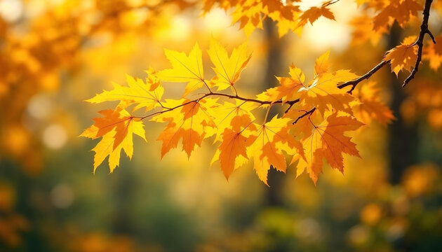 autumn leaves in the forest