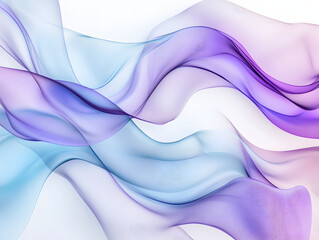 Abstract background with soft waves of purple and blue colors