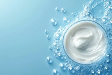 Cosmetic Cream with Oxygen Bubbles for Skincare and Beauty Enhancements