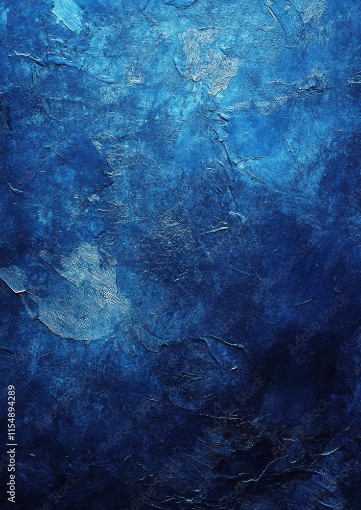 Poster calm and tranquil deep blue abstract textured background with subtle variations, ideal for creative 