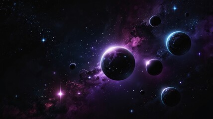 background with space , AI Generated.