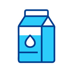 milk box icon design