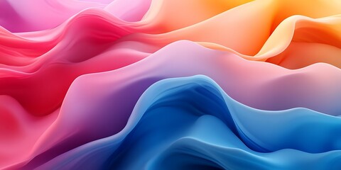 Obraz premium Abstract colorful wavy background.