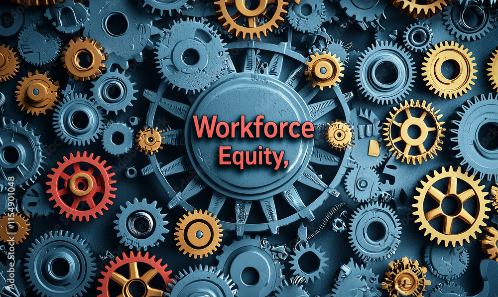 Aufkleber empowering workforce development through diversity and inclusion strategies in a collaborative envir