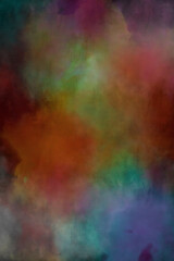 Abstract watercolor digital art painting soft focus for texture background	
