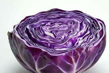 Fototapeta premium Purple and white abstract background. Liquid marble pattern. Close up