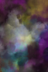 Abstract watercolor digital art painting soft focus for texture background	