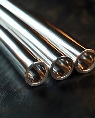 Naklejka premium A cylindrical tube designed for efficient fluid flow and structural stability