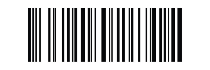 Bar code. Barcode illustration. Editable color. isolated on white background. vector illustration.