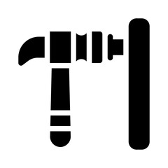 hammer glyph icon