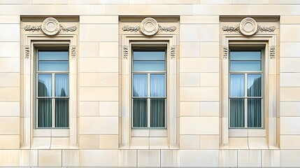 Obraz premium Federal Reserve building facade showcasing the iconic architecture and symbolic representation of economic stability and monetary policy in the United States
