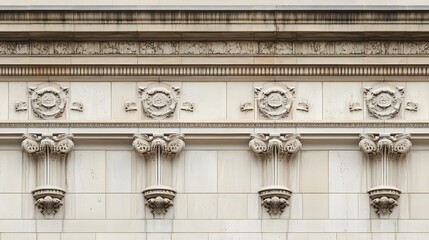 Obraz premium Federal Reserve building facade showcasing the iconic architecture and symbolic representation of economic stability and monetary policy in the United States