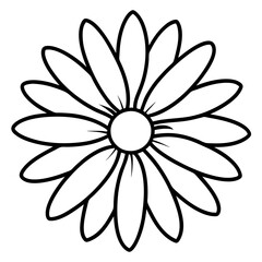 Daisy Delight line art art vector