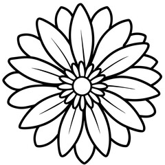 Daisy Delight line art art vector