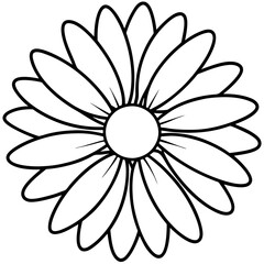 Daisy Delight line art art vector