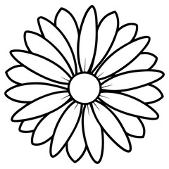 Daisy Delight line art art vector