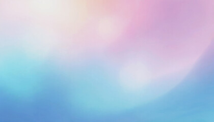 Soft pastel gradient background with pink and blue colors